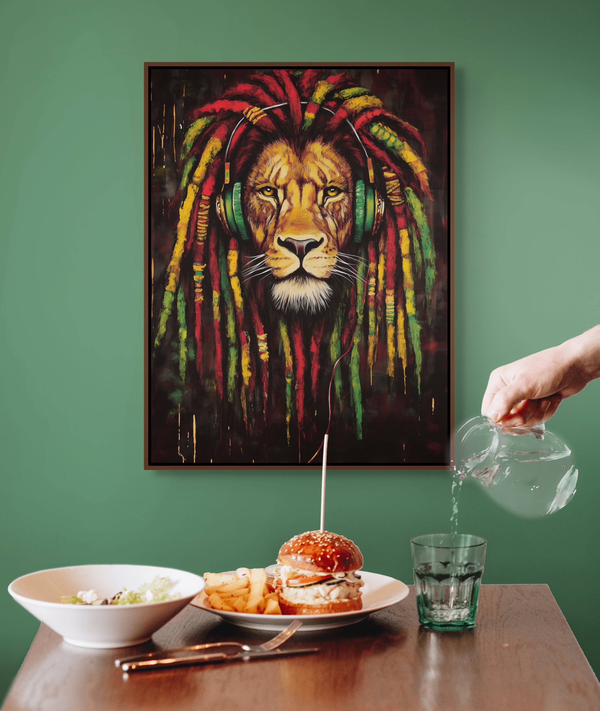 D0483-hand-painted-wall-art-business-room-image-room-f-walnut