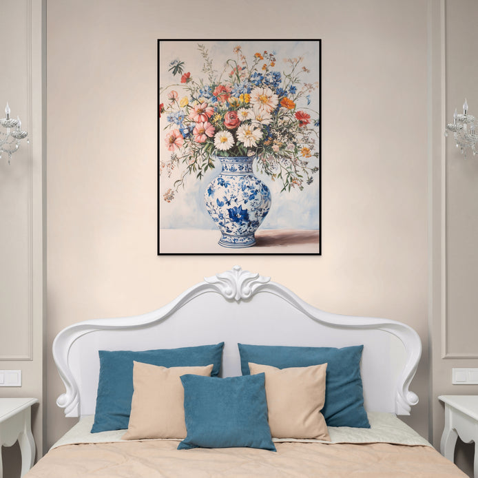 D0484-hand-painted-wall-art-bed-room-image-room-f-black