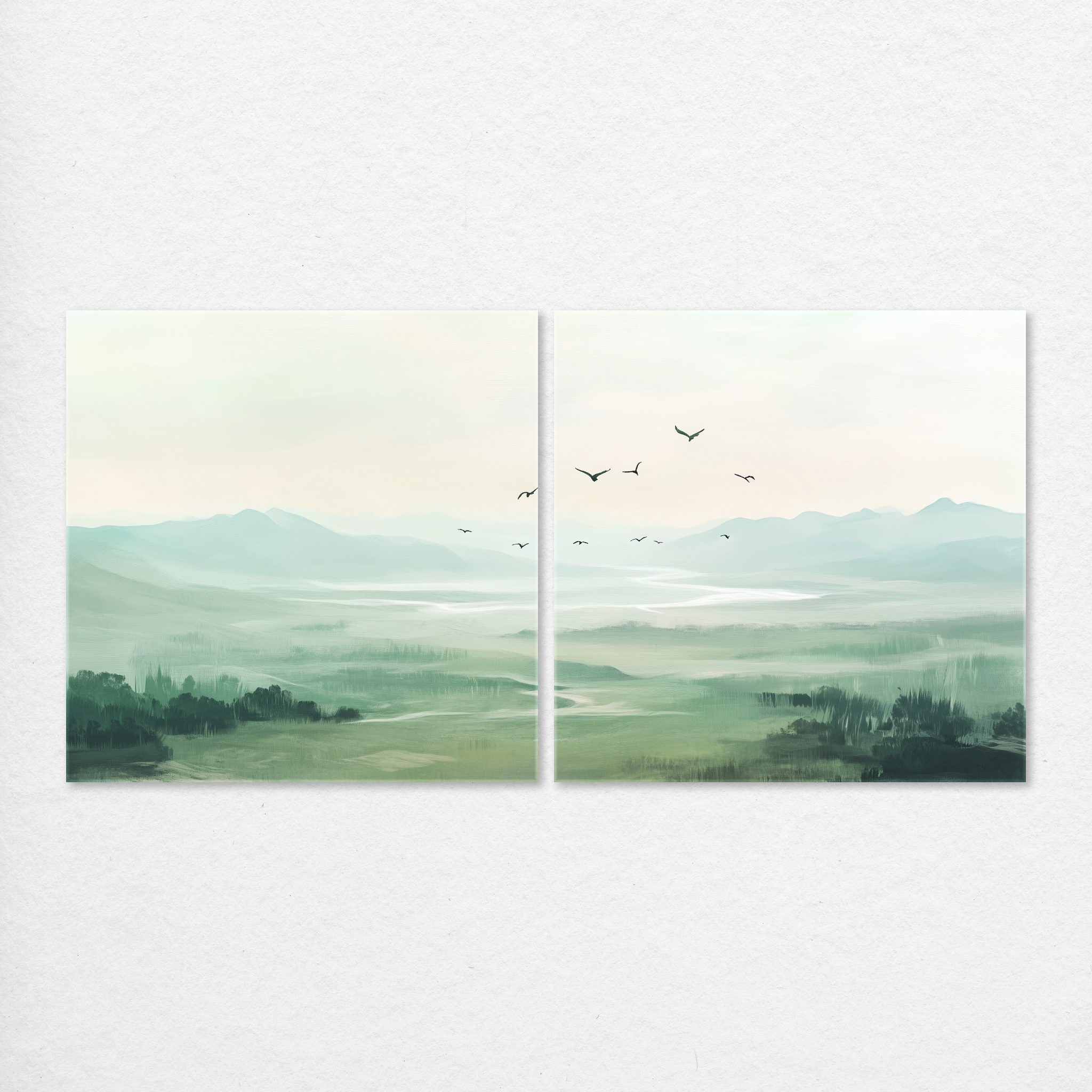 Flight Over the Valley