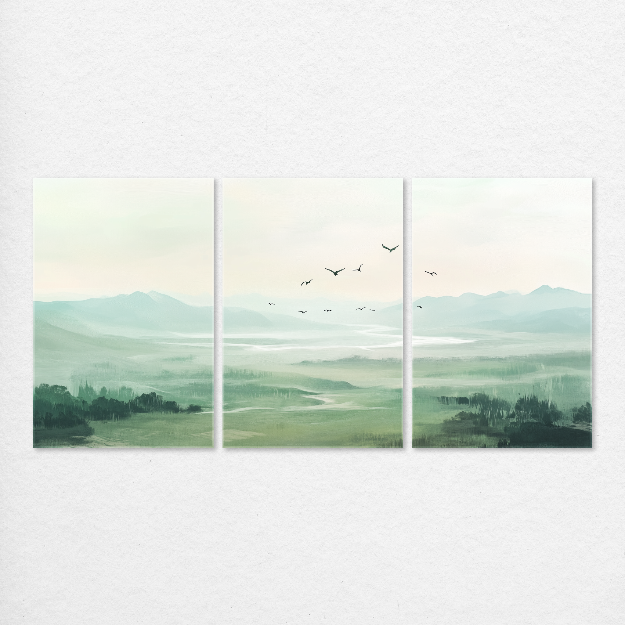 Flight Over the Valley