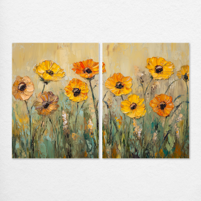 Sunset Meadow Blooms