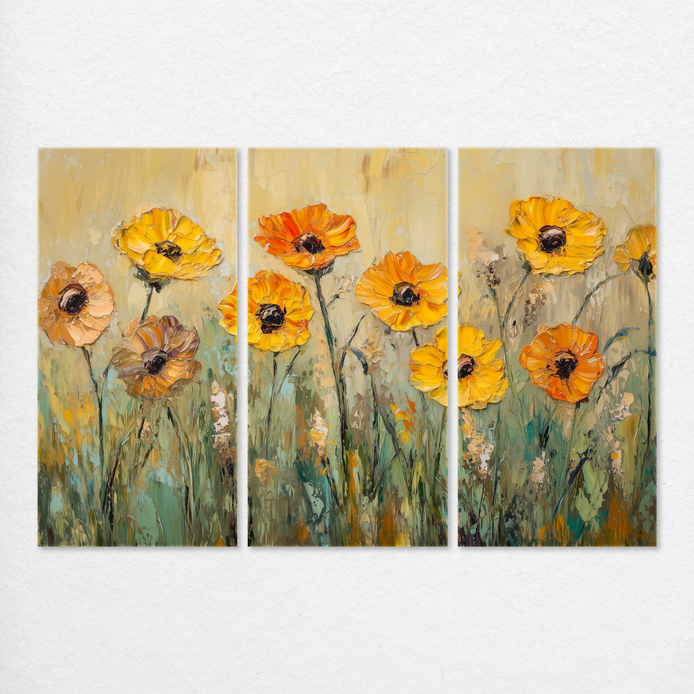 Sunset Meadow Blooms