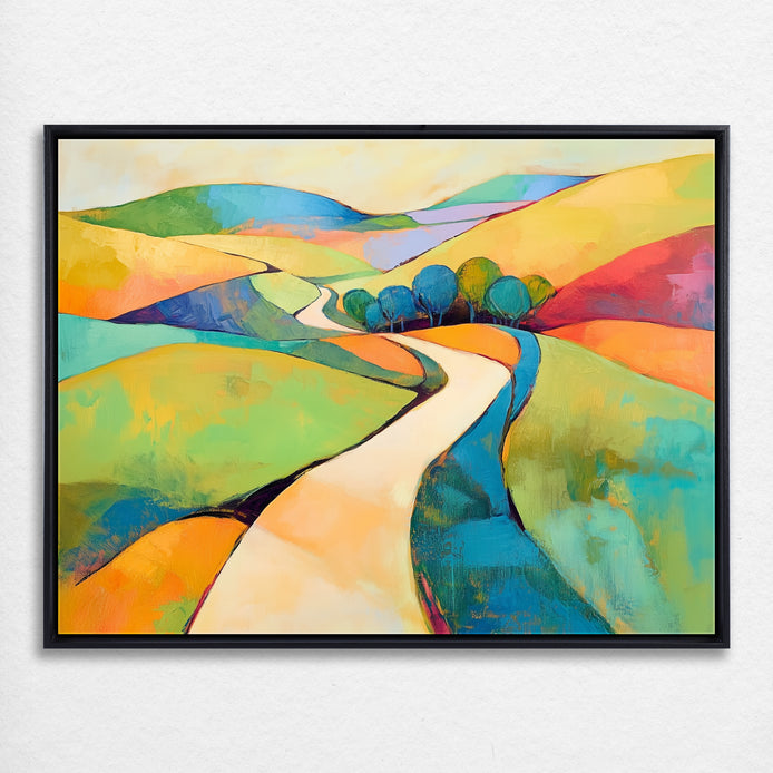D0660-hand-painted-wall-art_2_4x3-horizontal-frame-black.psd