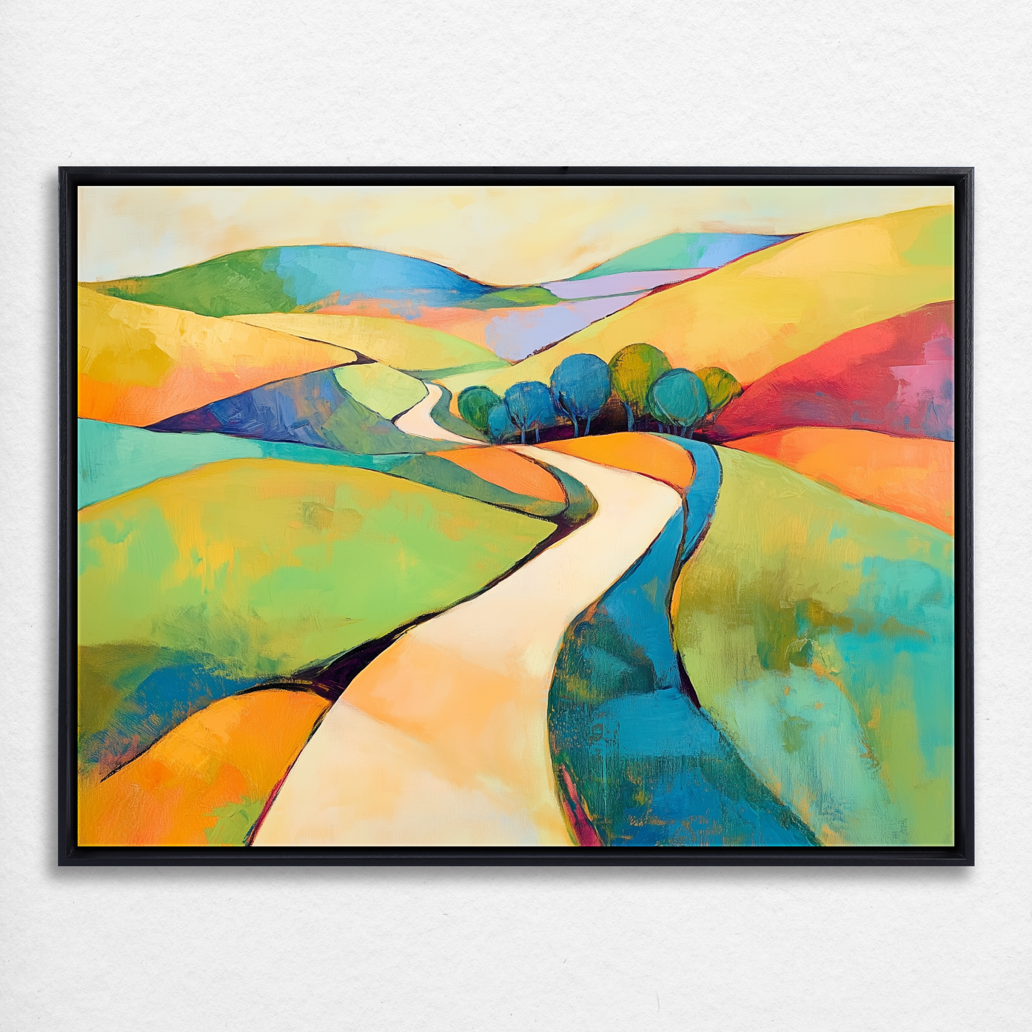 D0660-hand-painted-wall-art_2_4x3-horizontal-frame-black.psd