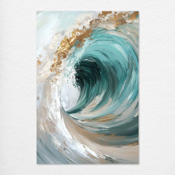 Teal Tidal Flow