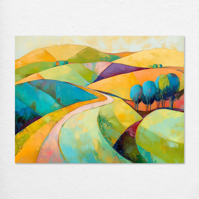 Winding Country Road