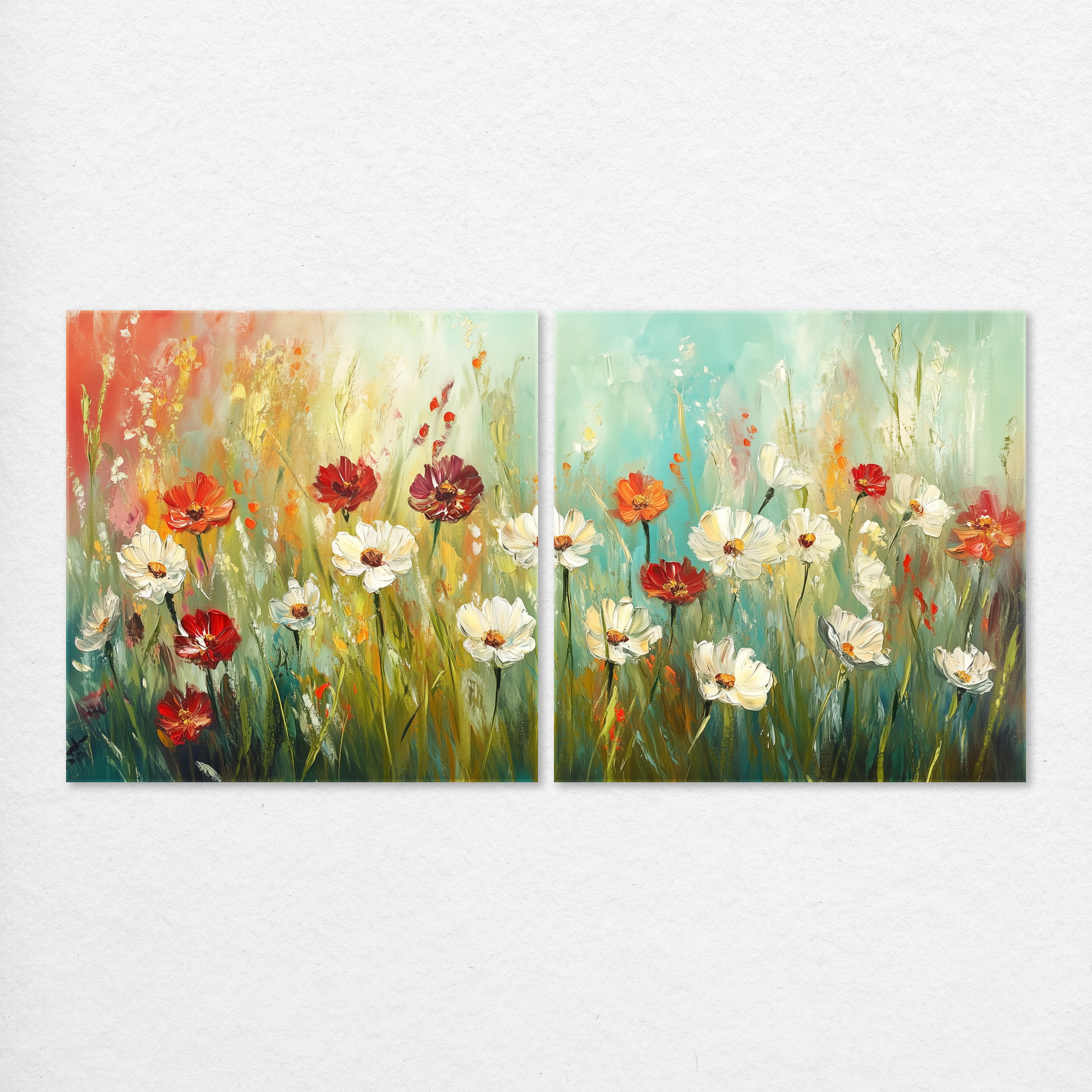 Wildfrowers in Red