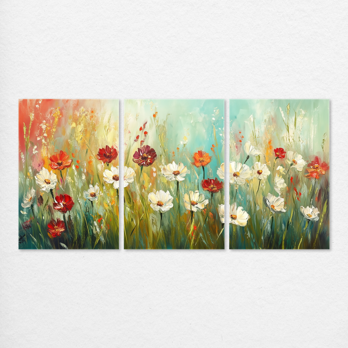 Wildfrowers in Red