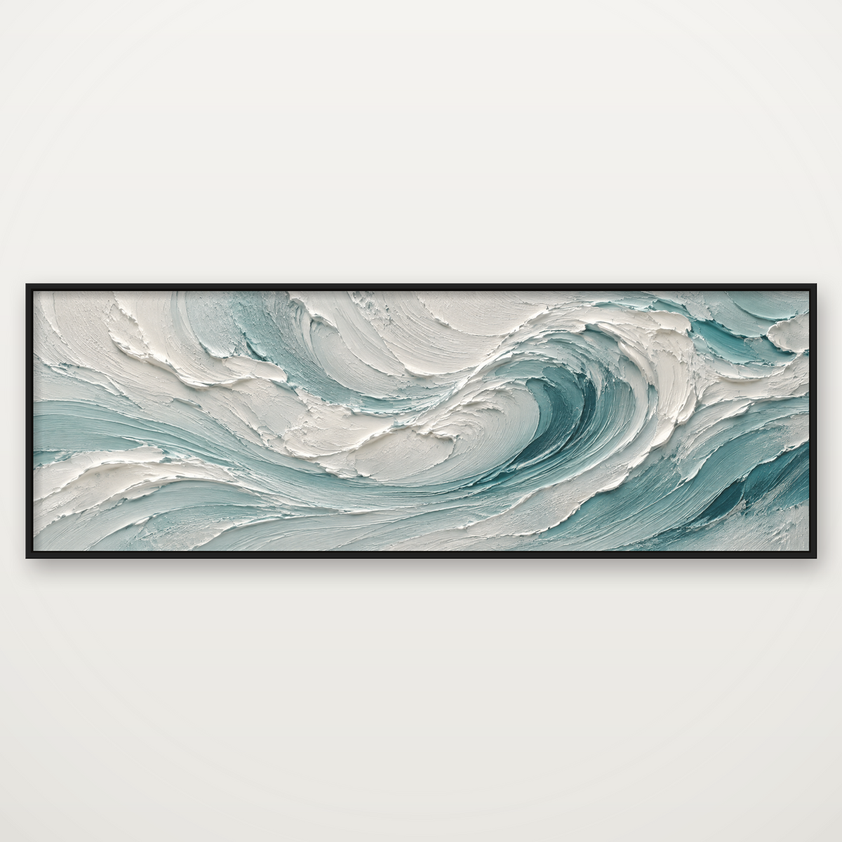 D2018-hand-painted-textured-wall-art-3x1-panoramic-frame-black