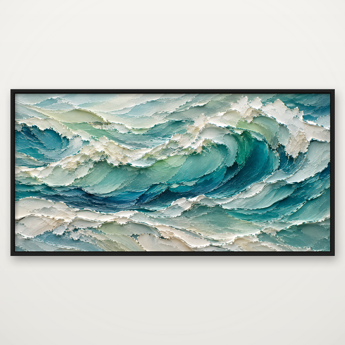 D2019-hand-painted-textured-wall-art-2x1-panoramic-frame-black