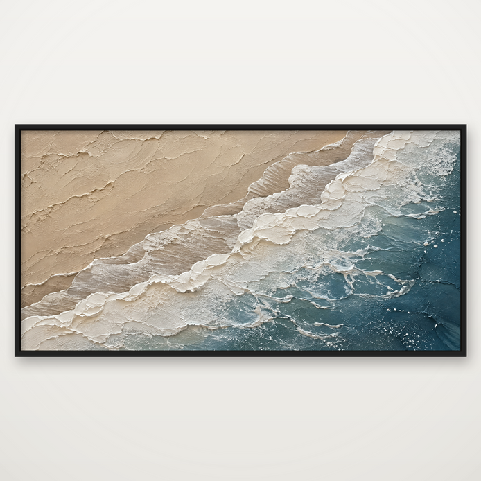 D2020-hand-painted-textured-wall-art-2x1-panoramic-frame-black