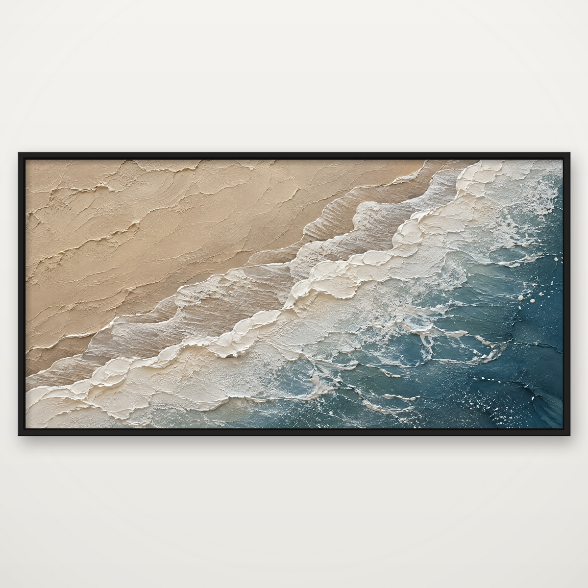 D2020-hand-painted-textured-wall-art-2x1-panoramic-frame-black