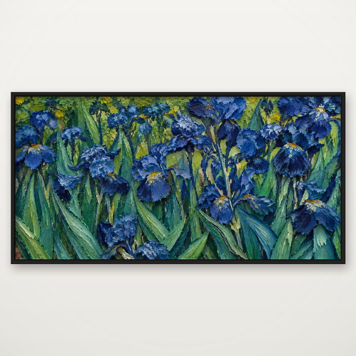 D2024-hand-painted-textured-wall-art-2x1-panoramic-frame-black