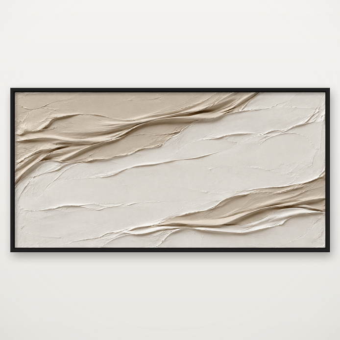 D2026-hand-painted-textured-wall-art-2x1-panoramic-frame-black