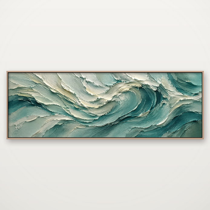 D2032-hand-painted-textured-wall-art-3x1-panoramic-frame-natural