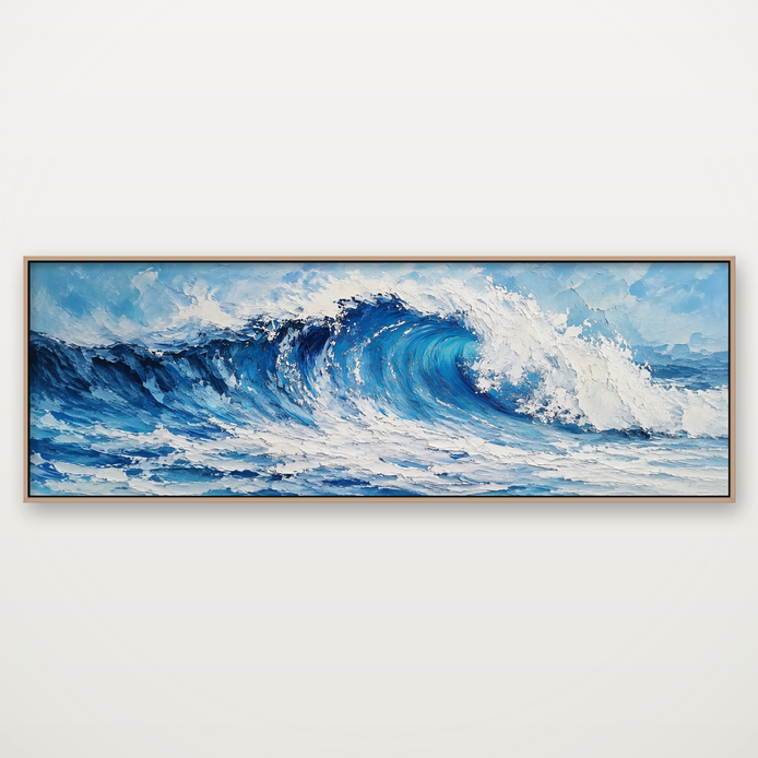 D2038-hand-painted-textured-wall-art-3x1-panoramic-frame-natural