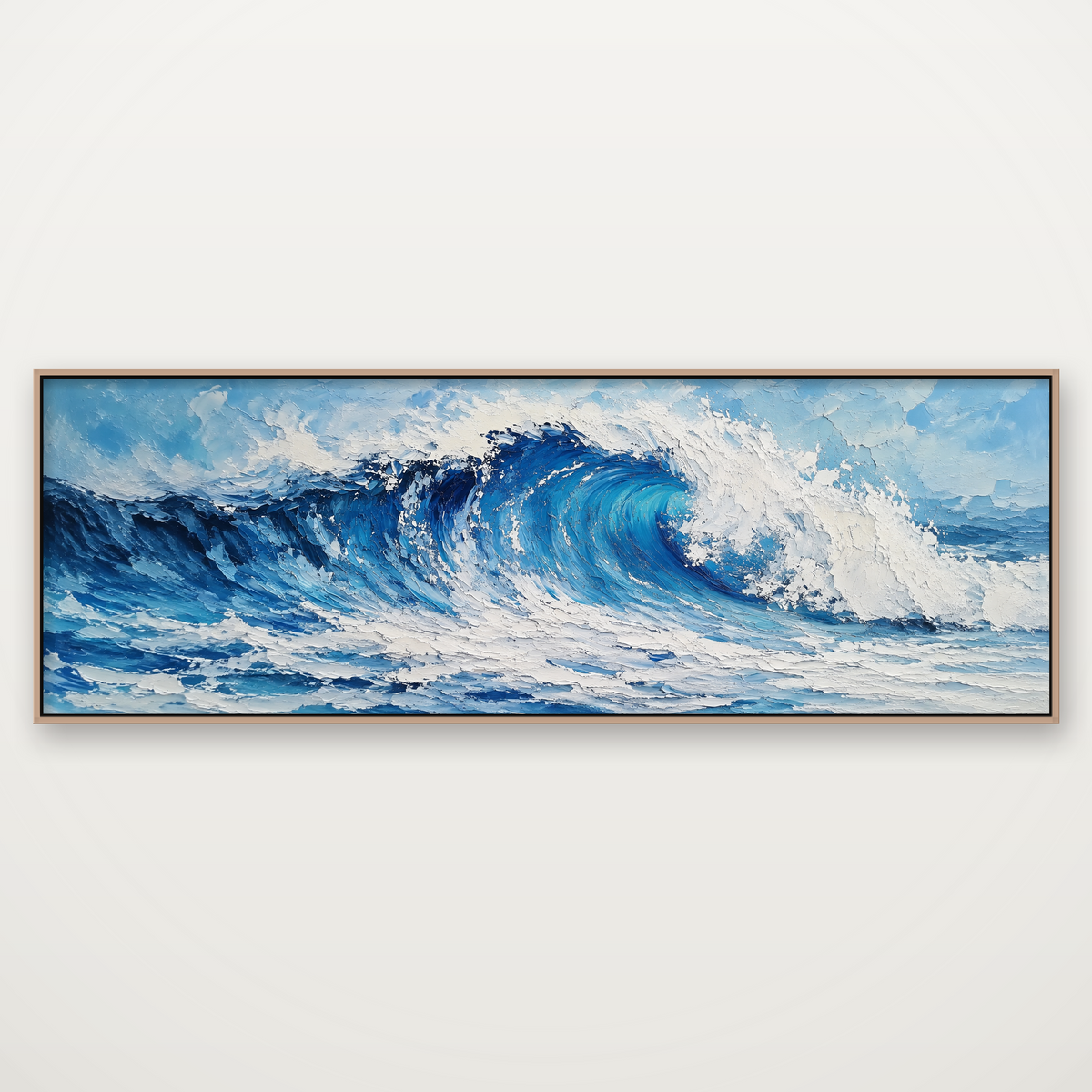 D2038-hand-painted-textured-wall-art-3x1-panoramic-frame-natural