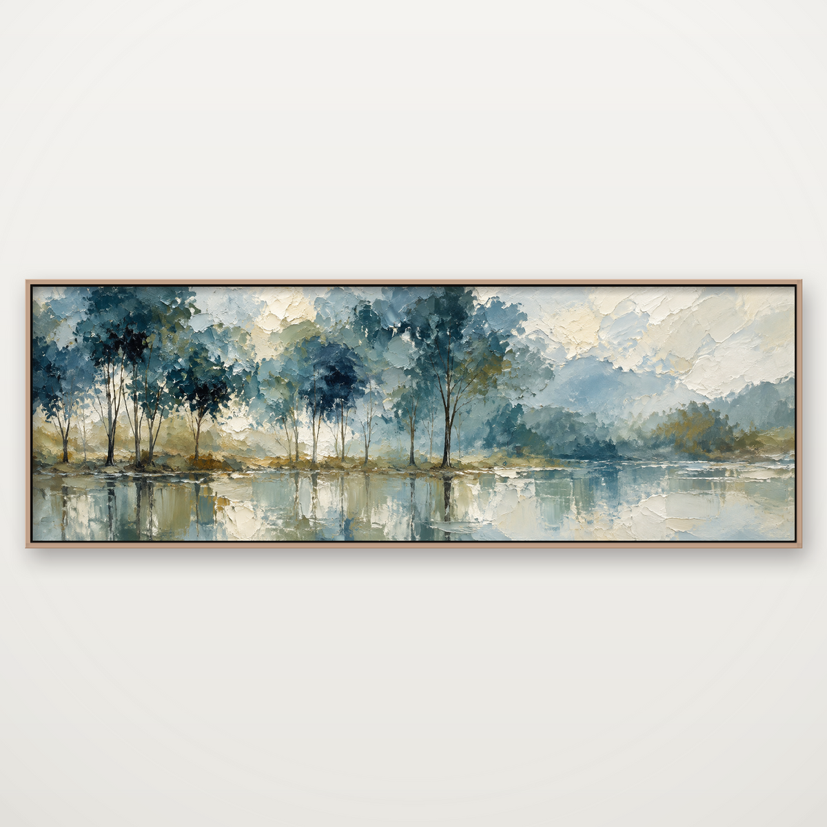 D2046-hand-painted-textured-wall-art-3x1-panoramic-frame-natural