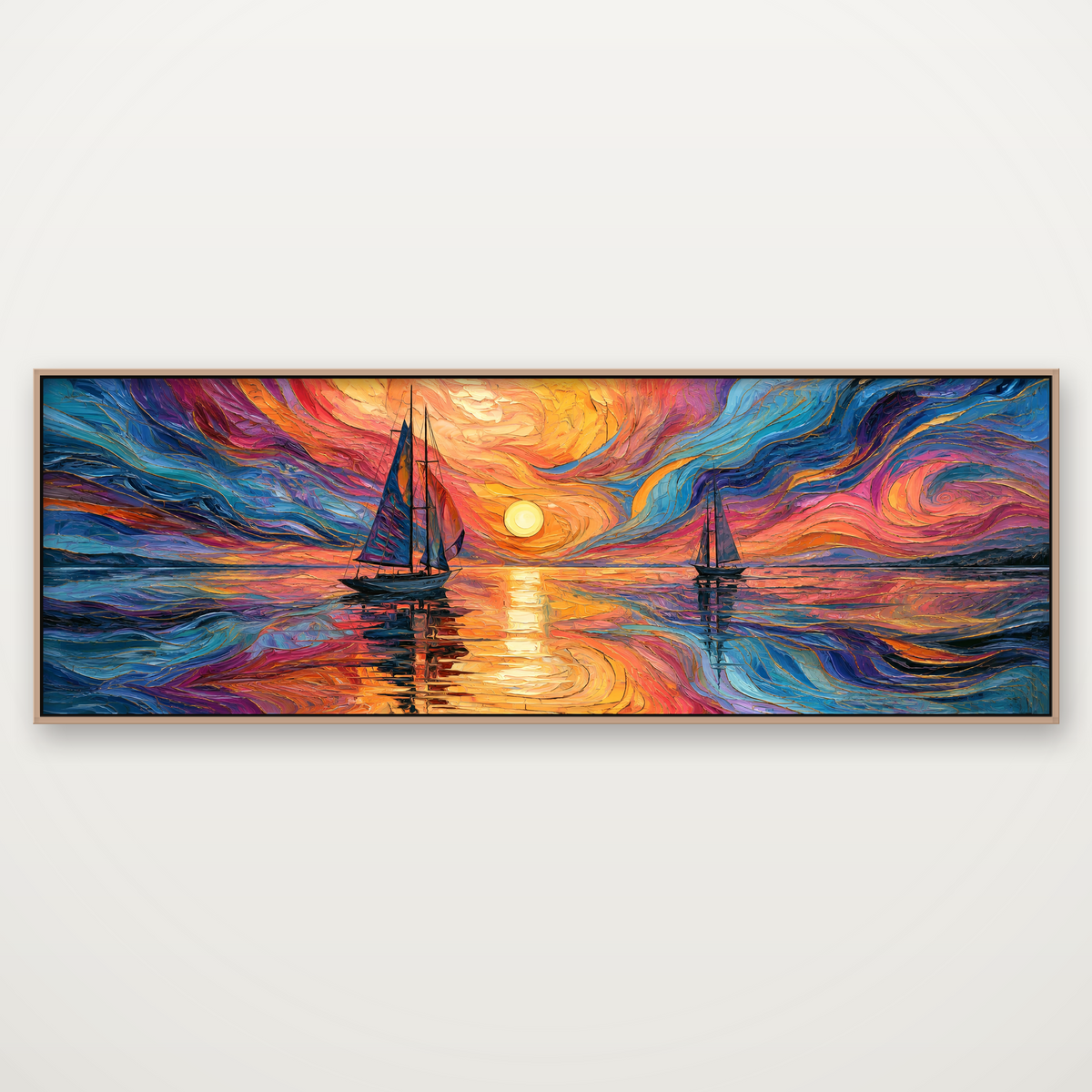 D2048-hand-painted-wall-art-3x1-panoramic-frame-natural