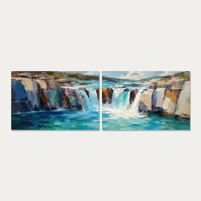 D2050-hand-painted-wall-art-3x1-panoramic-2panels