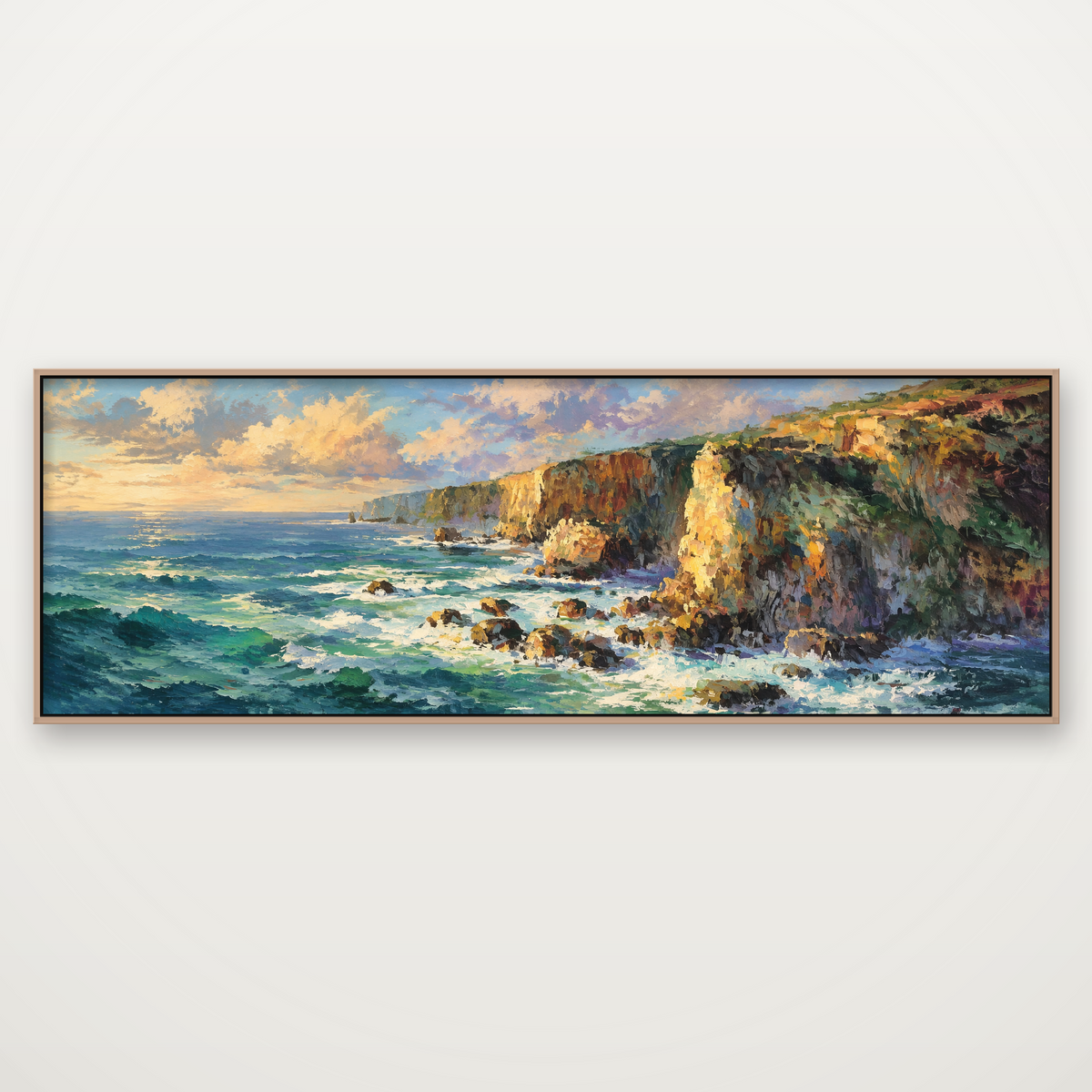 D2051-hand-painted-wall-art-3x1-panoramic-frame-natural