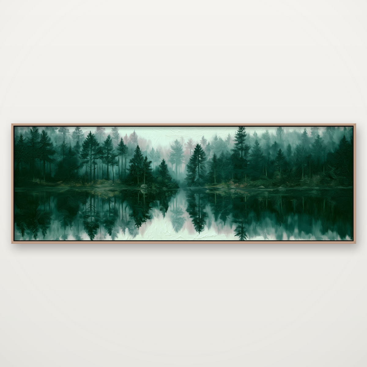 D2058-hand-painted-wall-art-3x1-panoramic-frame-natural