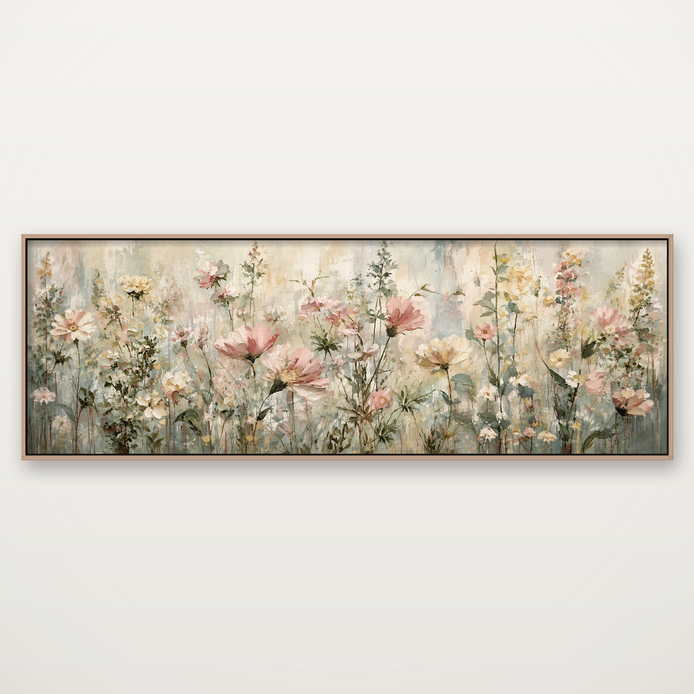 D2066-hand-painted-wall-art-3x1-panoramic-frame-natural