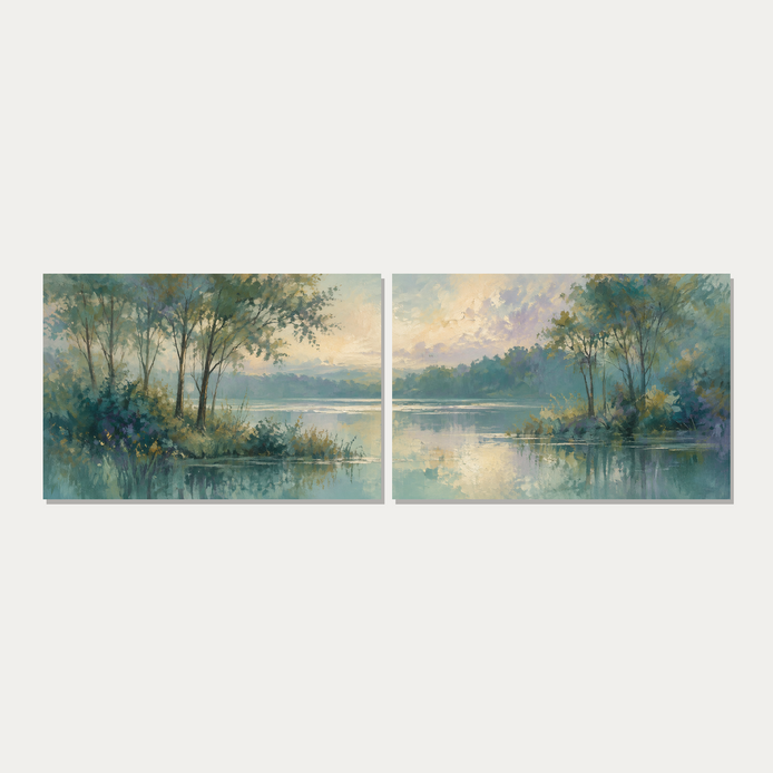 D2070-hand-painted-wall-art-3x1-panoramic-2panels