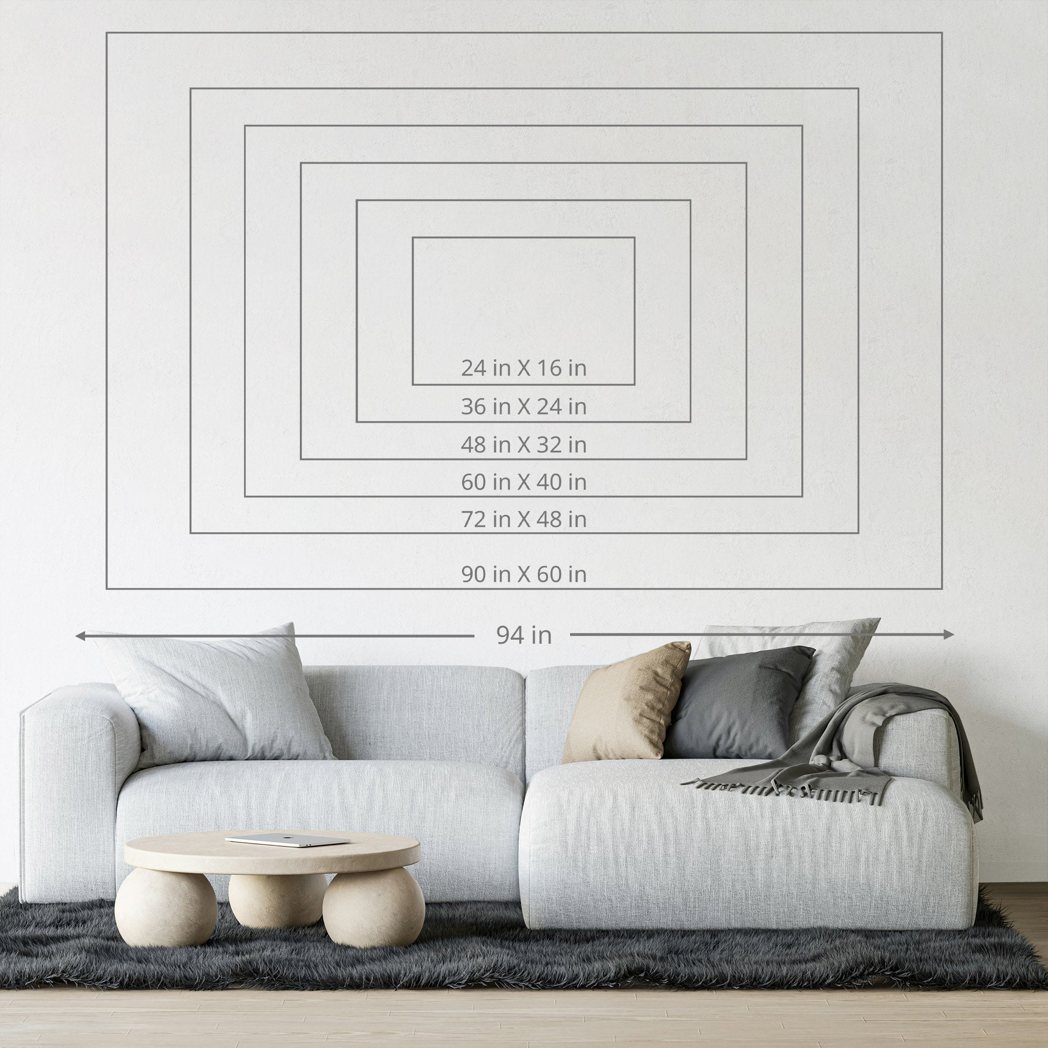 horizontal-size-chart